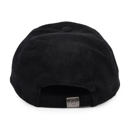 Gorra de béisbol Harlem de pana de Carhartt WIP - Negro