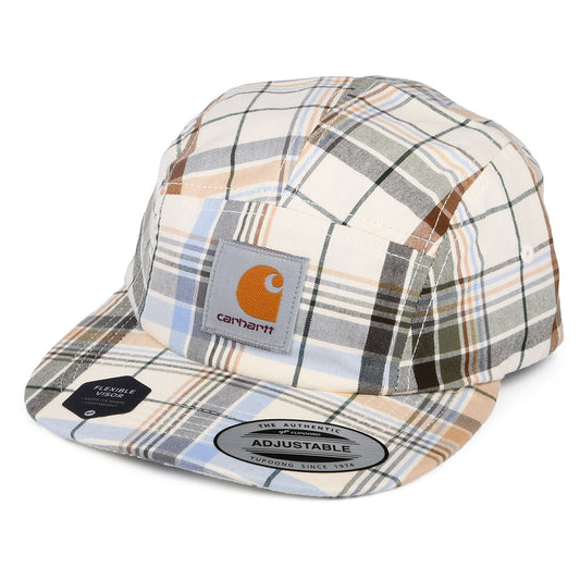 Gorra 5 paneles Vilay a cuadros de Carhartt WIP - Natural