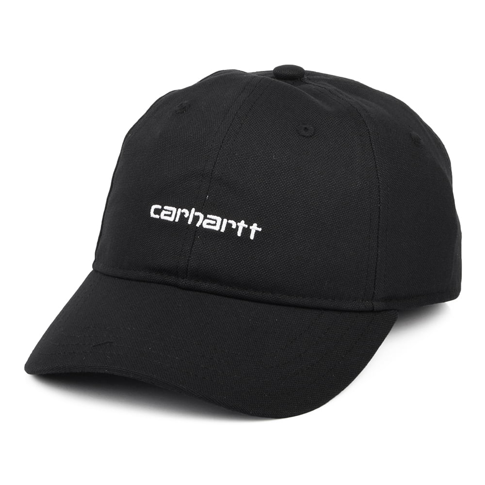 Gorra de béisbol Script de algodón de Carhartt WIP - Negro