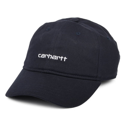 Gorra de béisbol Script de algodón de Carhartt WIP - Azul Oscuro