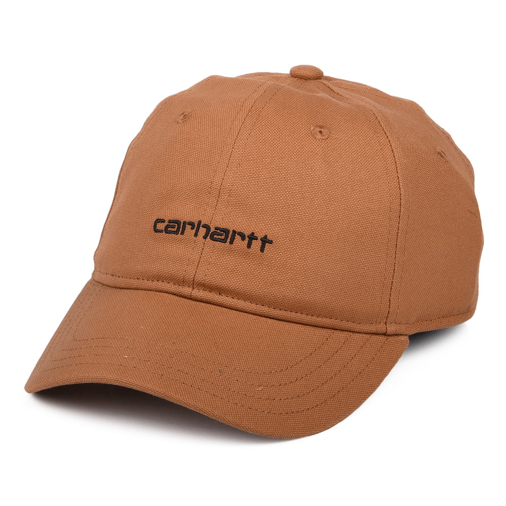 Gorra de béisbol Script de algodón de Carhartt WIP - Canela