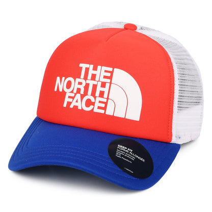 Gorra Trucker TNF Logo ajuste profundo de The North Face - Rojo-Azul