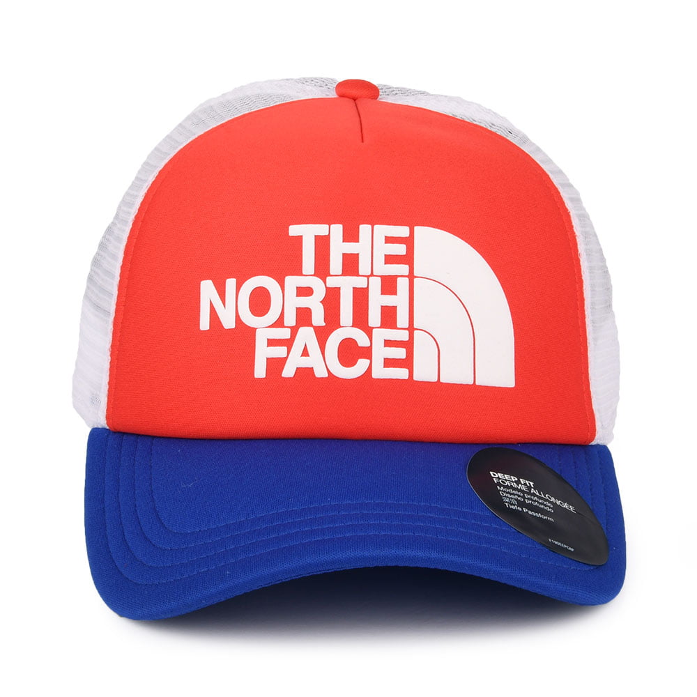 Gorra Trucker TNF Logo ajuste profundo de The North Face - Rojo-Azul