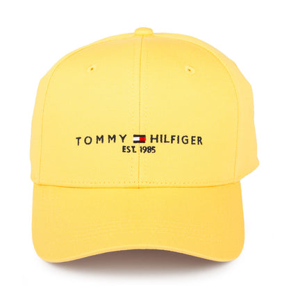 Gorra de béisbol TH Established de Tommy Hilfiger - Amarillo Claro