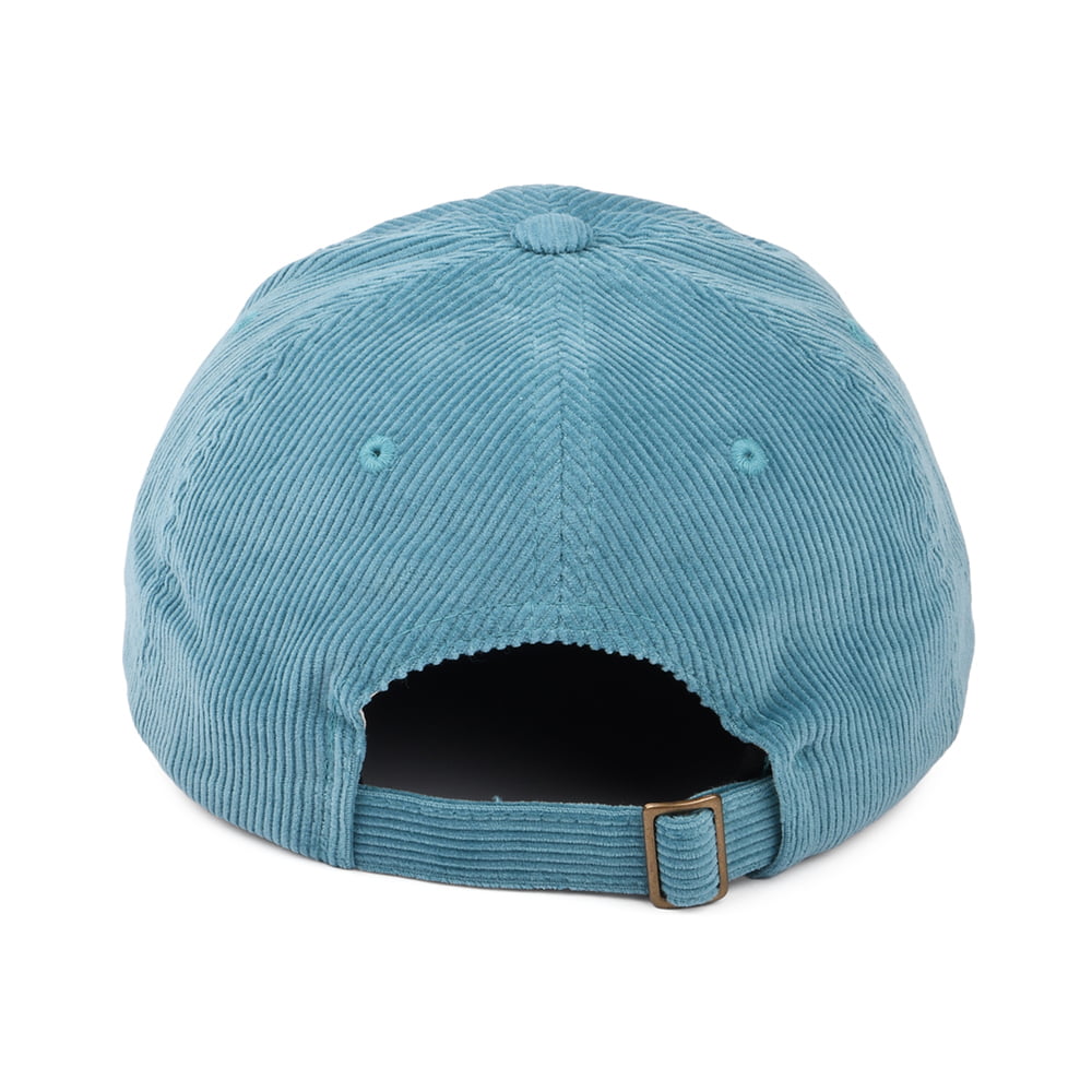 Gorra de béisbol Alpha LP de pana de Brixton - Azul Claro