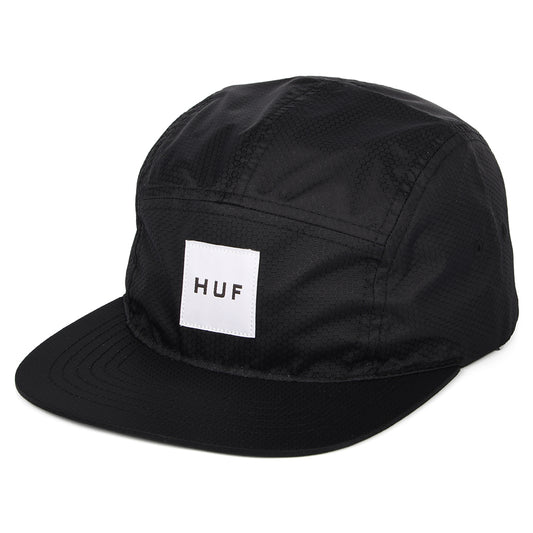 Gorra 5 paneles Hexagon de HUF - Negro