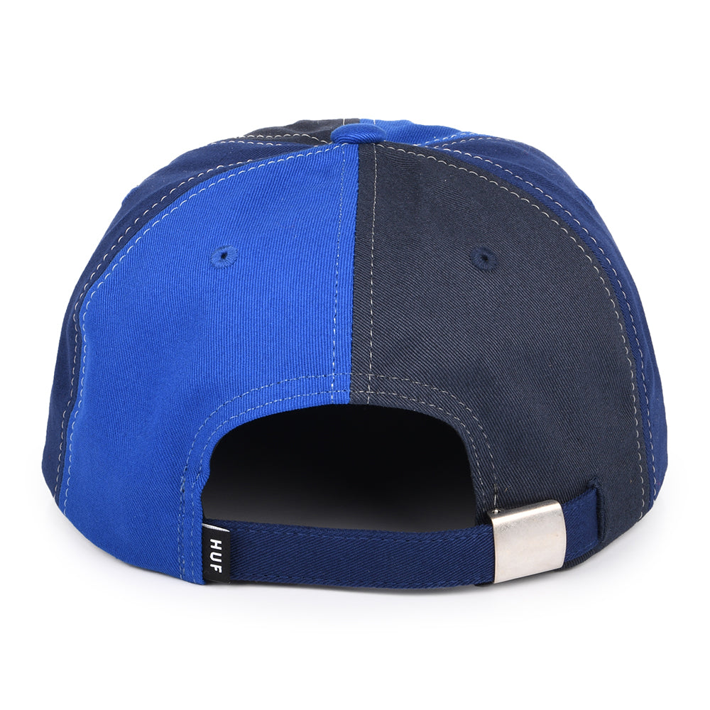 Gorra de béisbol 99 Logo 6 paneles de HUF - Azul Marino