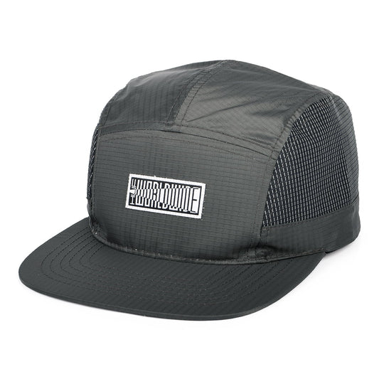 Gorra 5 paneles de Ripstop de HUF - Antracita