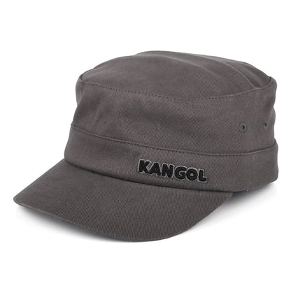 Gorra militar de sarga de algodón de Kangol - Gris