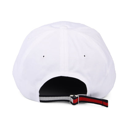 Gorra de béisbol TJM Sport de algodón orgánico de Tommy Hilfiger - Blanco