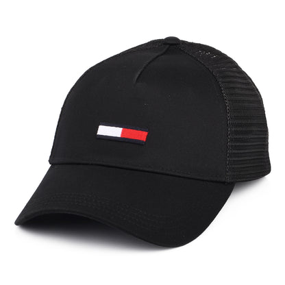 Gorra Trucker TJM Flag de Tommy Hilfiger - Negro