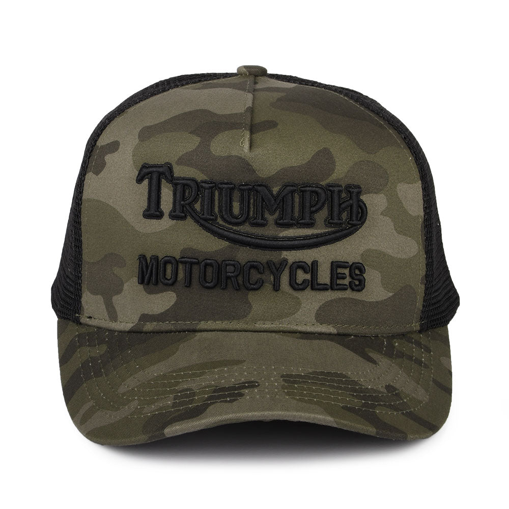 Gorra Trucker Oil de Triumph Motorcycles - Camuflaje