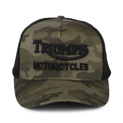 Gorra Trucker Oil de Triumph Motorcycles - Camuflaje