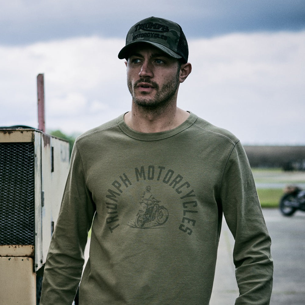 Gorra Trucker Oil de Triumph Motorcycles - Camuflaje
