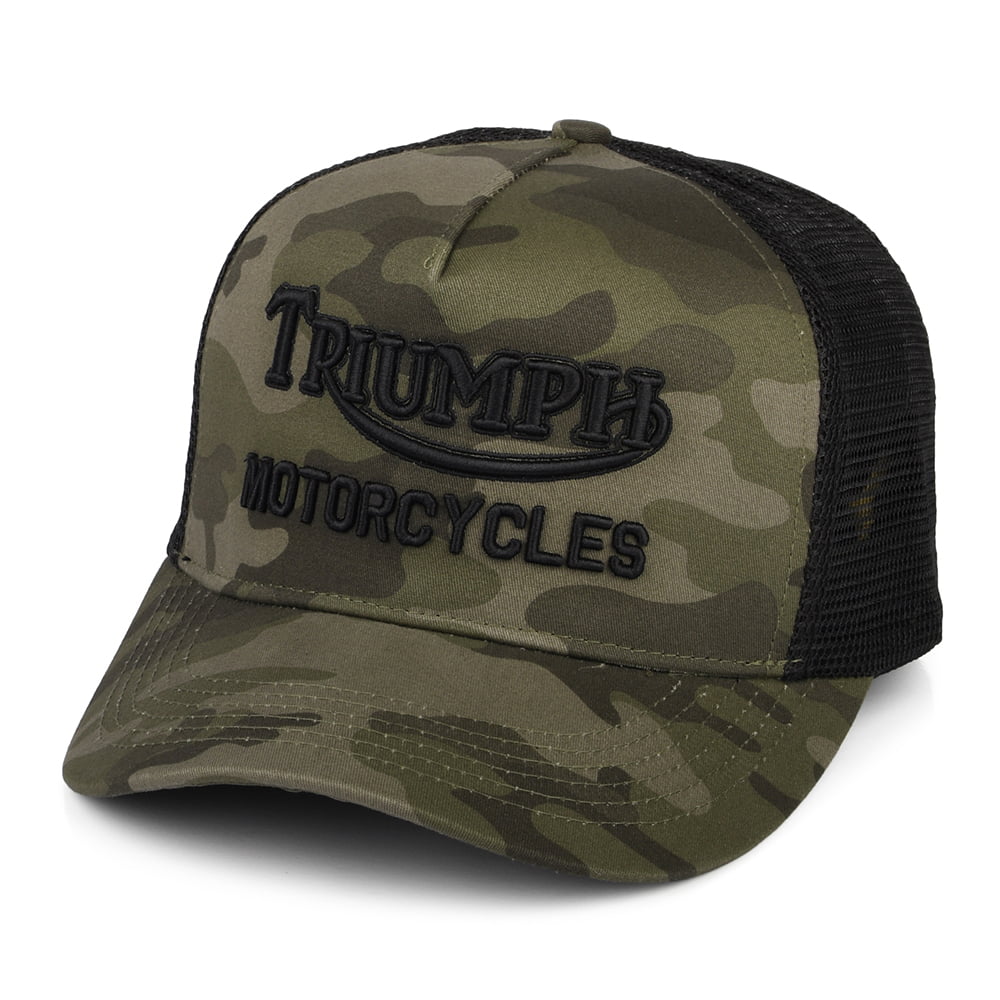 Gorra Trucker Oil de Triumph Motorcycles - Camuflaje