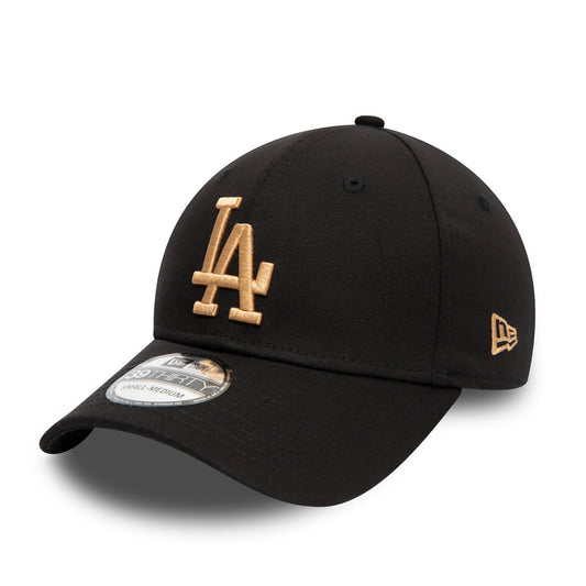 Gorra de béisbol 39THIRTY MLB League Essential L.A. Dodgers de New Era - Negro-Dorado