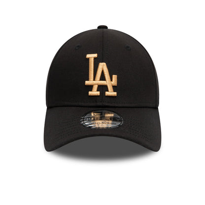 Gorra de béisbol 39THIRTY MLB League Essential L.A. Dodgers de New Era - Negro-Dorado