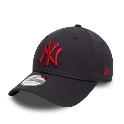 Gorra de béisbol 39THIRTY MLB League Essential New York Yankees de New Era - Azul Marino-Rojo