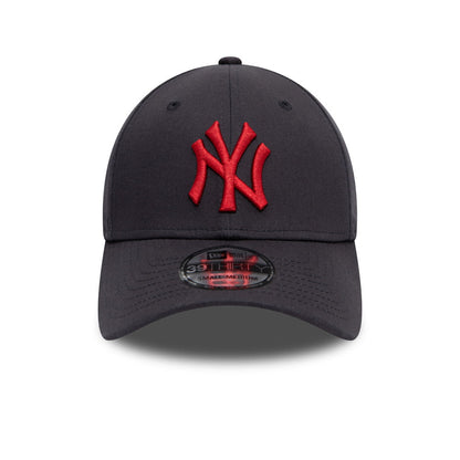 Gorra de béisbol 39THIRTY MLB League Essential New York Yankees de New Era - Azul Marino-Rojo