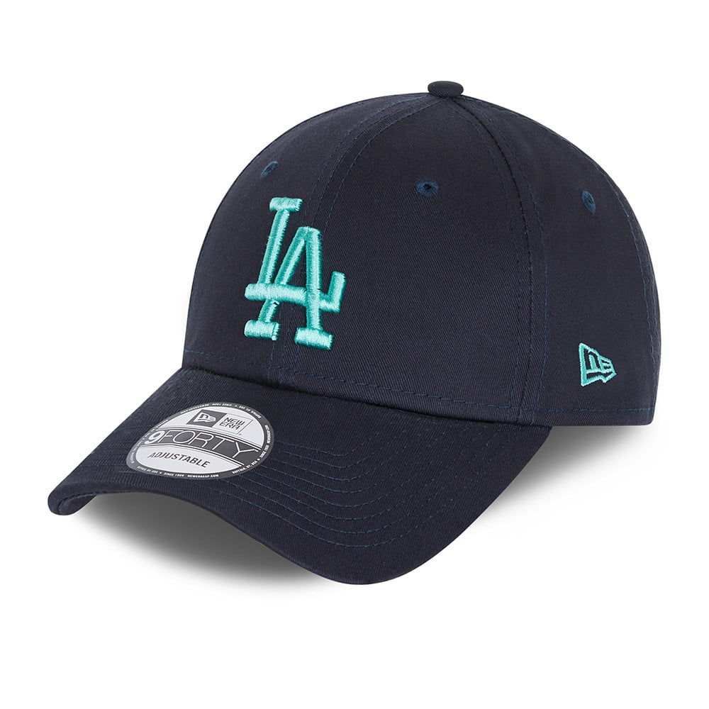 Gorra de béisbol 9FORTY MLB League Essential L.A. Dodgers de New Era - Azul Marino-Turquesa