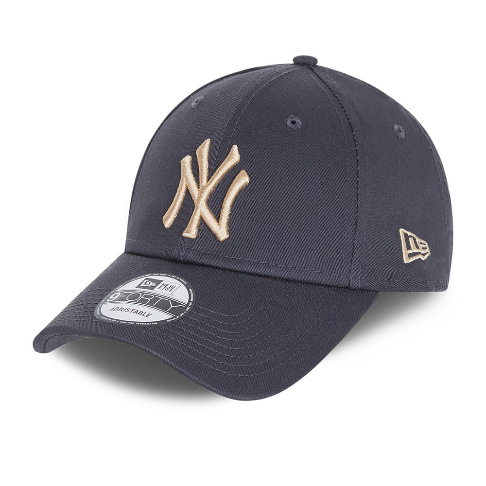 Gorra de béisbol 9FORTY MLB League Essential ll New York Yankees de New Era - Grafito-Piedra
