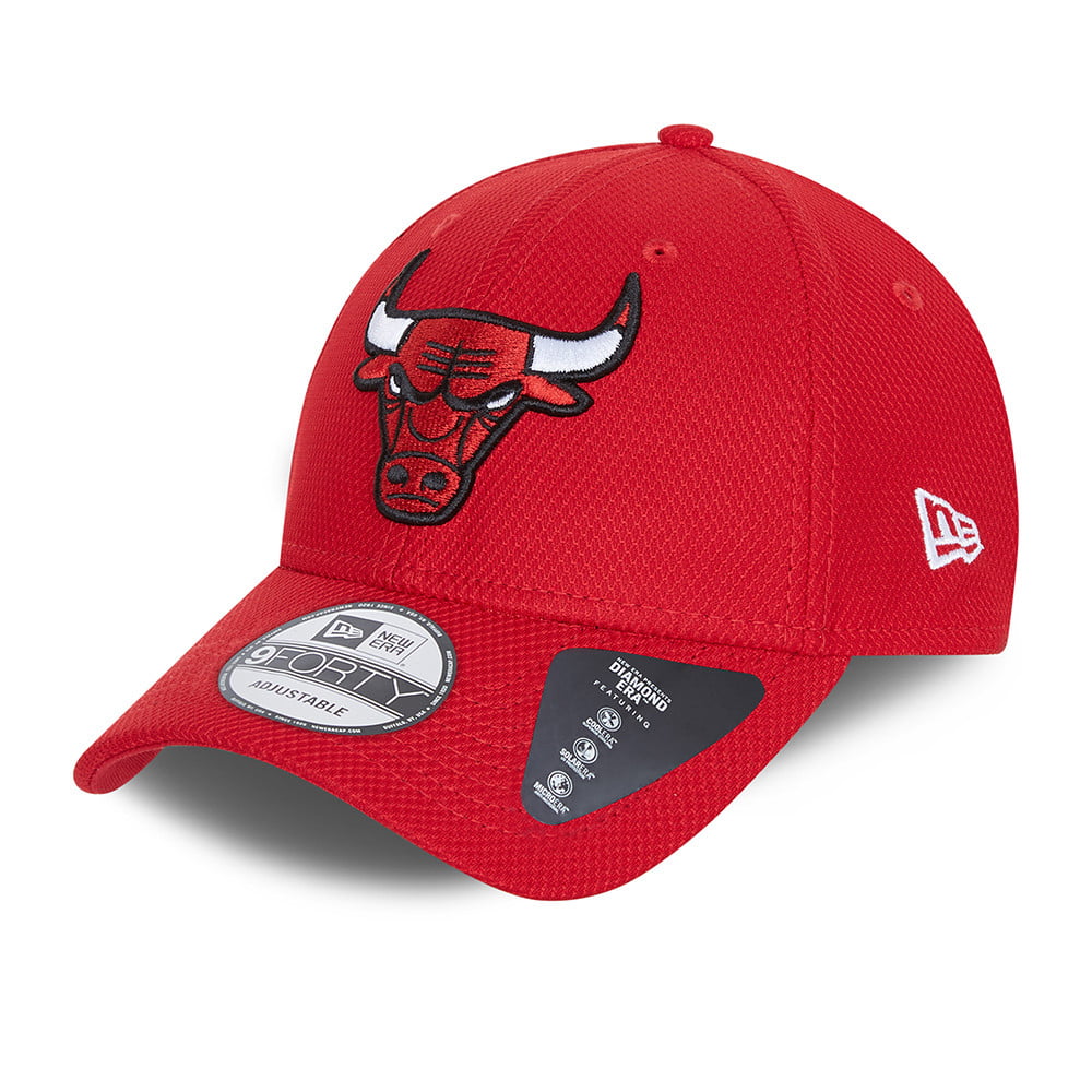 Gorra de béisbol 9FORTY NBA Diamond Era Chicago Bulls de New Era - Rojo