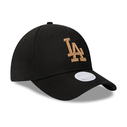 Gorra de béisbol mujer 9FORTY MLB Colour Essential L.A. Dodgers de New Era - Negro-Trigo