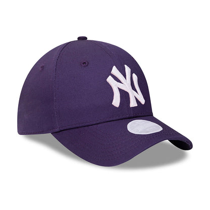 Gorra de béisbol mujer 9FORTY MLB Colour Essential New York Yankees de New Era - Morado-Blanco