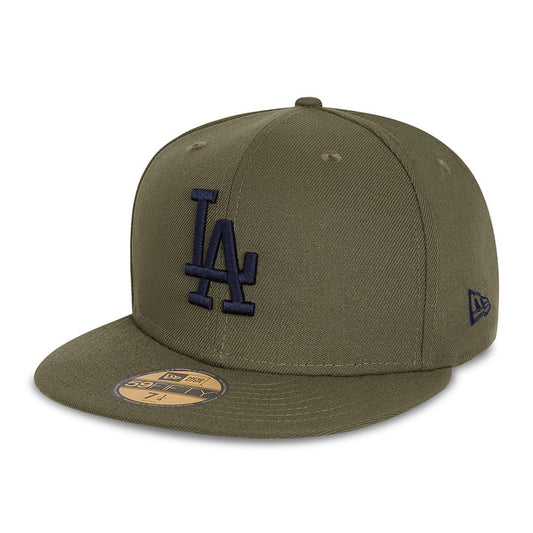 Gorra de béisbol 59FIFTY MLB League Essential L.A. Dodgers de New Era - Oliva-Azul Marino