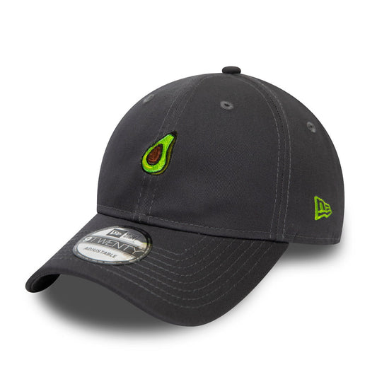 Gorra de béisbol 9TWENTY Aguacate Food Icon de New Era - Grafito