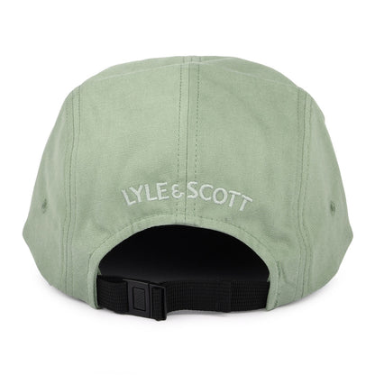 Gorra de béisbol de sarga de algodón de Lyle & Scott - Verde Musgo