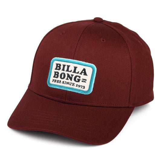 Gorra Snapback Walled de algodón de Billabong - Burdeos