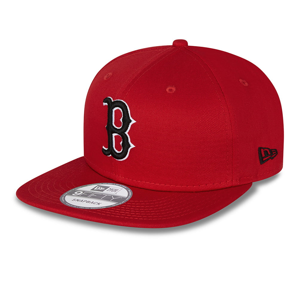 Gorra Snapback 9FIFTY MLB League Essential Boston Red Sox de New Era - Escarlata