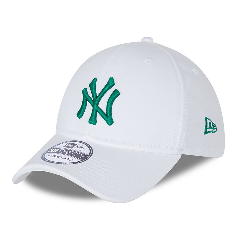 Gorra de béisbol 39THIRTY MLB League Essential I New York Yankees de New Era - Blanco-Verde