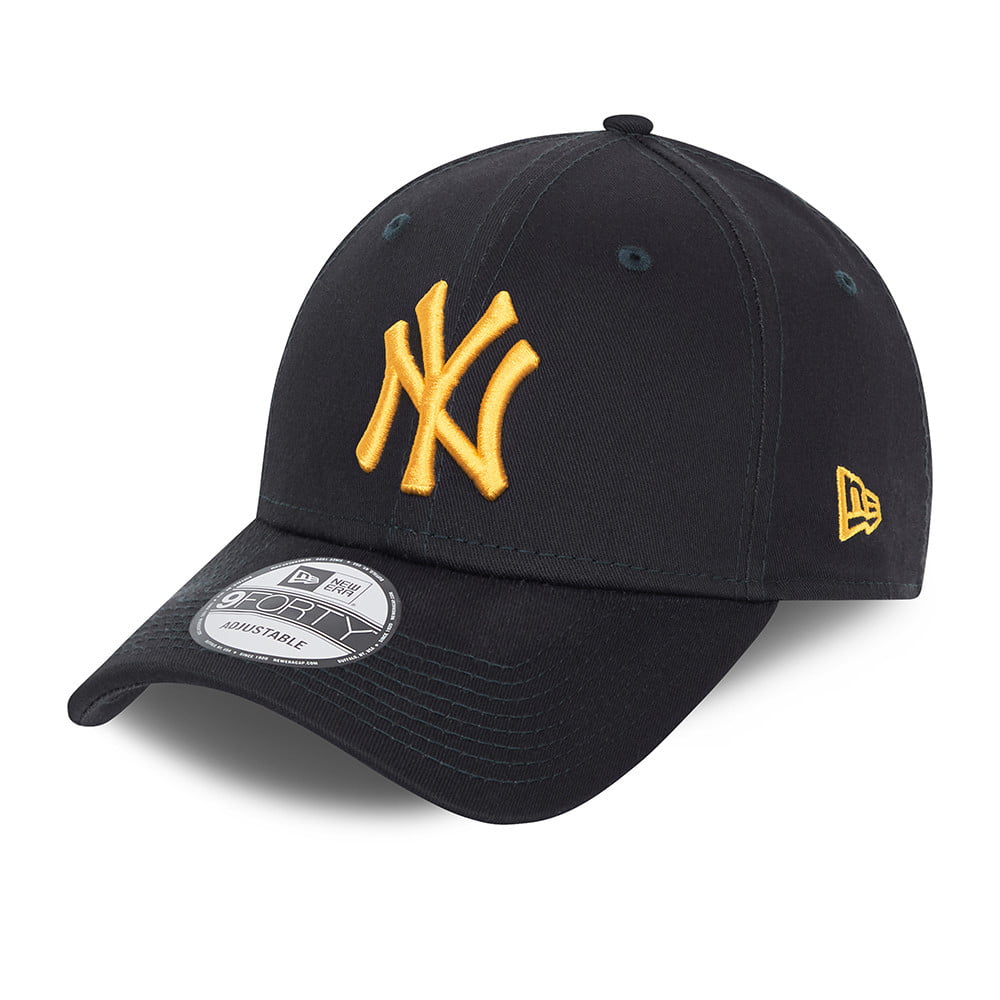 Gorra de béisbol 9FORTY MLB League Essential ll New York Yankees de New Era - Azul Marino-Dorado