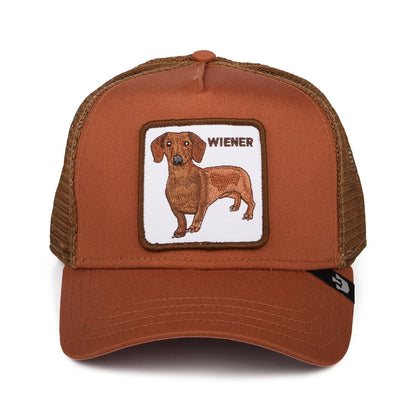Gorra Trucker Wiener Dawg de Goorin Bros. - Ladrillo