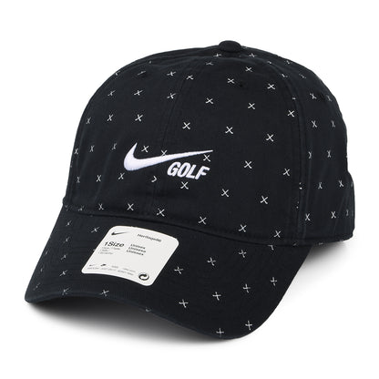 Gorra de béisbol Heritage 86 Washed Club de Nike Golf - Negro