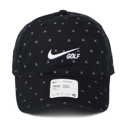 Gorra de béisbol Heritage 86 Washed Club de Nike Golf - Negro