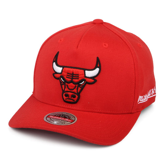 Gorra Snapback NBA Dropback Solid Redline Chicago Bulls de Mitchell & Ness - Rojo