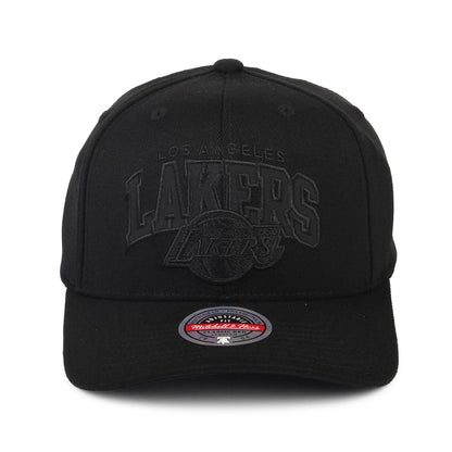 Gorra Snapback NBA Black Out Arch Redline L.A. Lakers de Mitchell & Ness - Negro