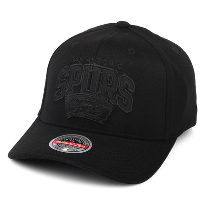 Gorra Snapback NBA Black Out Arch Redline San Antonio Spurs de Mitchell & Ness - Negro