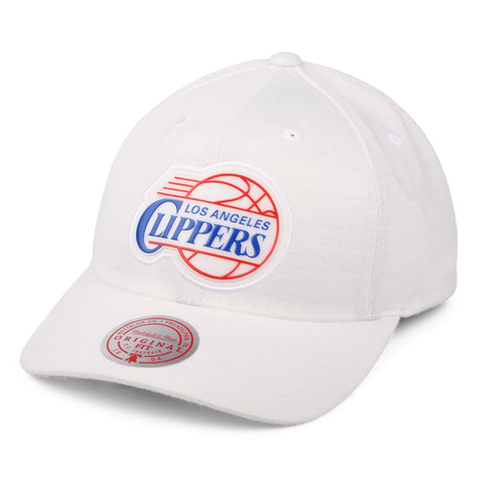 Gorra Snapback Low Pro NBA Prime L.A. Clippers de Mitchell & Ness - Blanco
