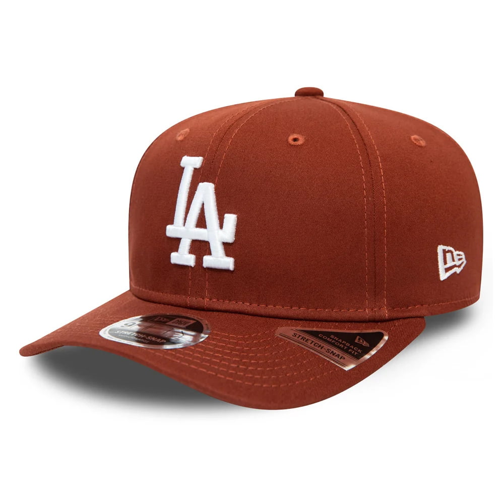 Gorra Snapback 9FIFTY MLB League Essential Stretch Snap L.A. Dodgers de New Era - Marrón