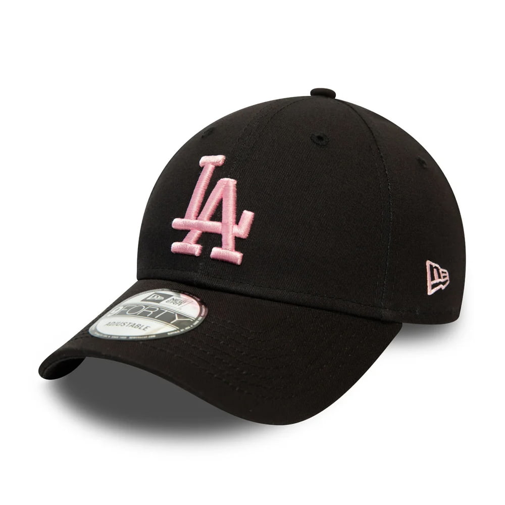 Gorra de béisbol 9FORTY MLB League Essential L.A. Dodgers de New Era - Negro-Rosa