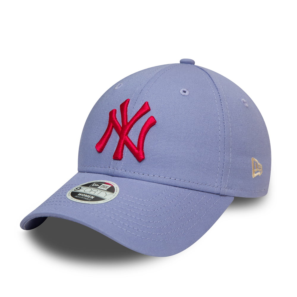 Gorra de béisbol 9FORTY MLB League Essential New York Yankees de New Era - Lavanda-Rosa