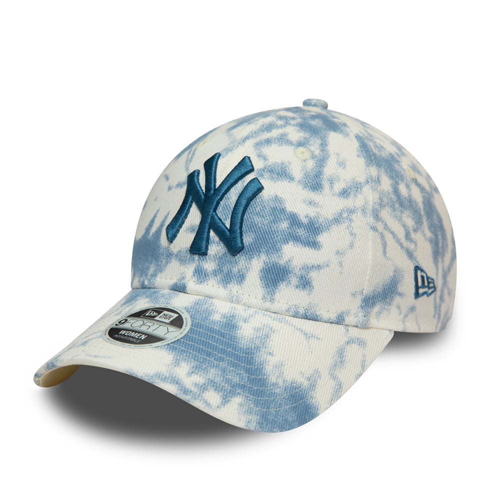 Gorra de béisbol mujer 9FORTY MLB Denim Colours II New York Yankees de New Era - Azul Cielo