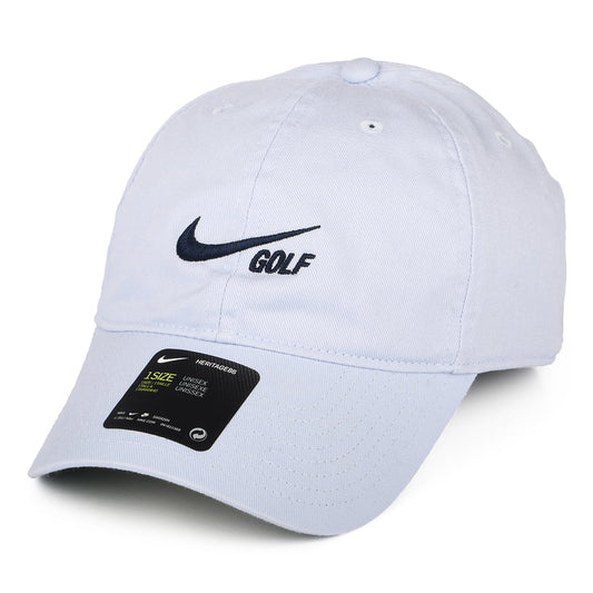 Gorra de béisbol Heritage 86 Washed Solid de Nike Golf - Azul Claro