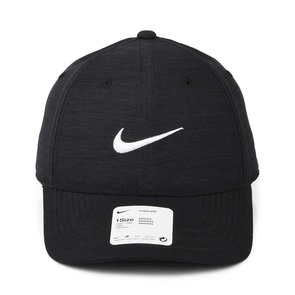 Gorra de béisbol Legacy 91 Novelty de Nike Golf - Negro Jaspeado