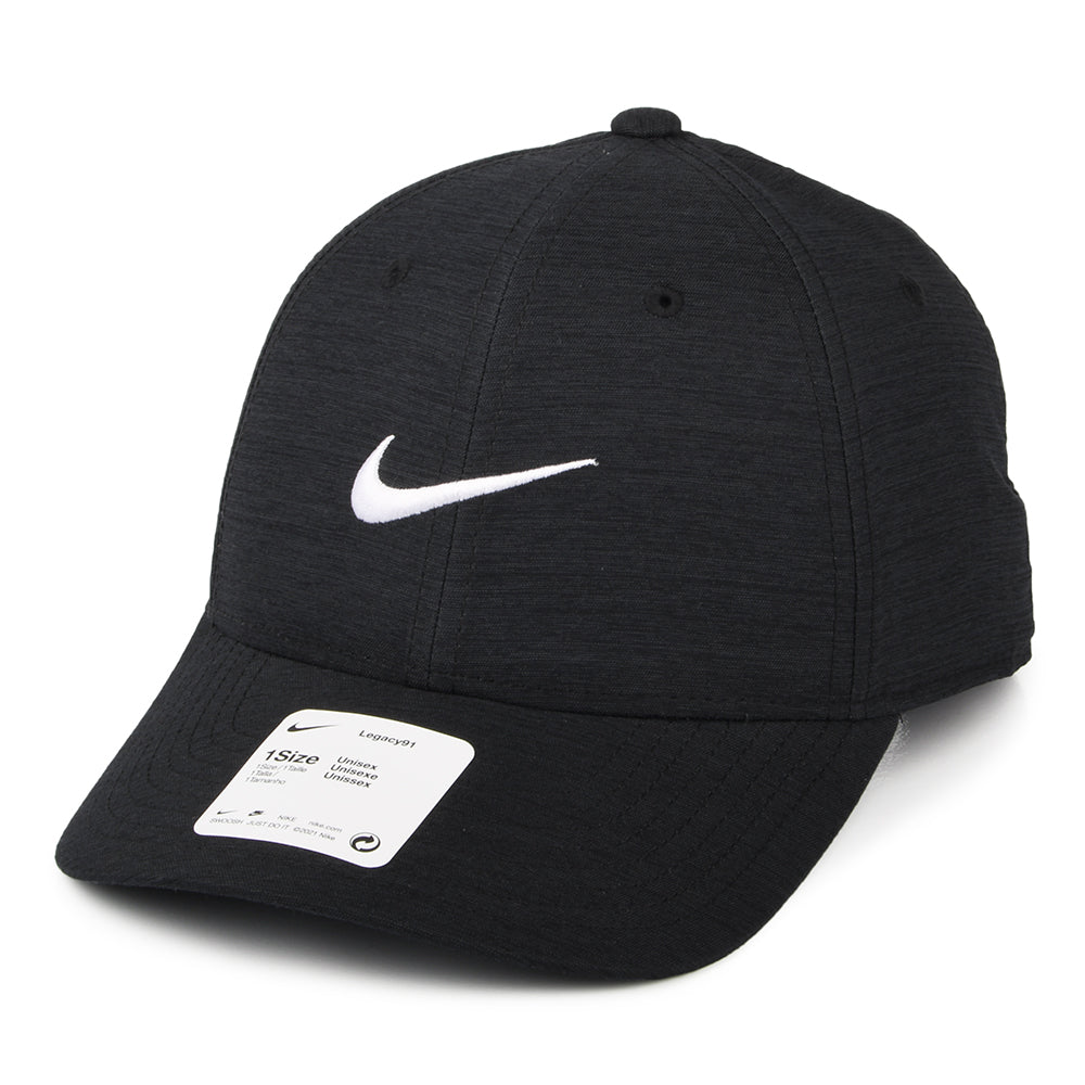 Gorra de béisbol Legacy 91 Novelty de Nike Golf - Negro Jaspeado