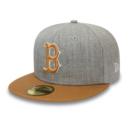 Gorra de béisbol 59FIFTY MLB Heather Contrast Boston Red Sox de New Era - Gris-Beige Arena